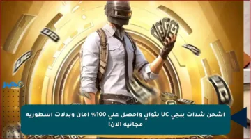اشحن شدات ببجي UC بثوانٍ واحصل على 100% أمان وبدلات أسطورية مجانية الآن!